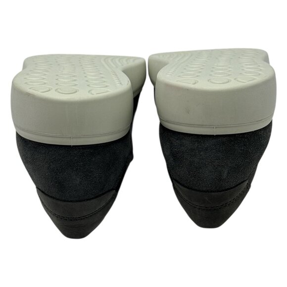 Ecco Mens Gray Slip-On Leather Shoes Sz 46-12 US Danish Design Casual Sneakers - Picture 11 of 14